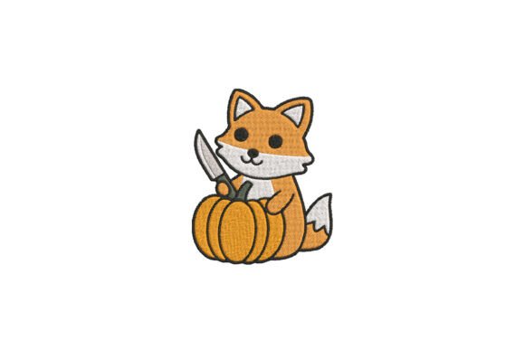 Fox Carving Pumpkin Embroidery: A Seller's Review