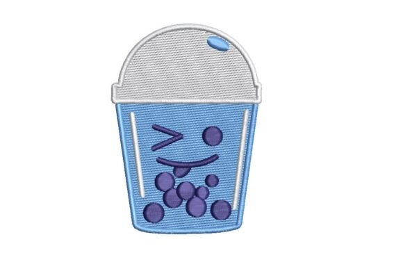 Kawaii Blueberry Boba: Holiday Embroidery Review