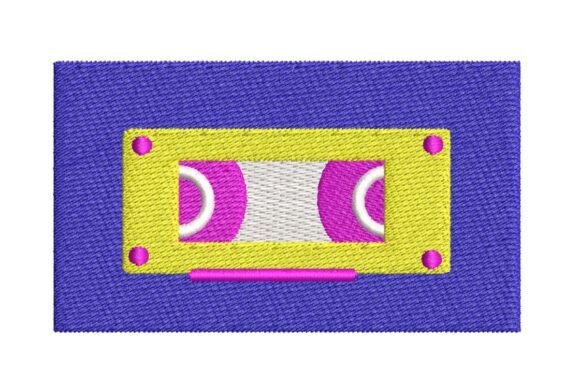 Retro 80s Cassette Tape Embroidery Review