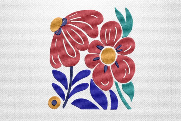 Review: Bold Flower Embroidery Design Set