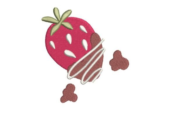 Review: Chocolate Dipped Strawberry Embroidery Design