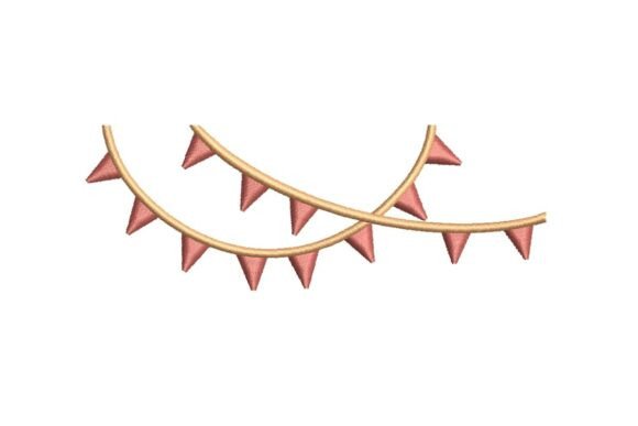 Review: Decorative Party Bunting Embroidery Design