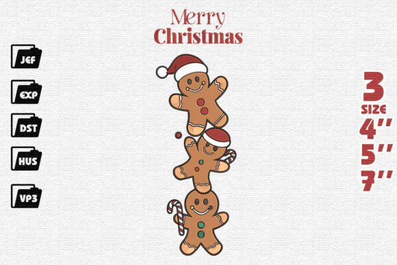 Review: Merry Christmas Gingerbread Man Stack Design