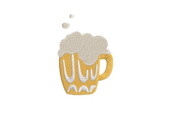Review: Whimsical Frothy Beer Mug Embroidery