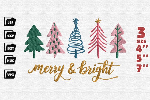 Review: Whimsical Merry Bright Tree Design