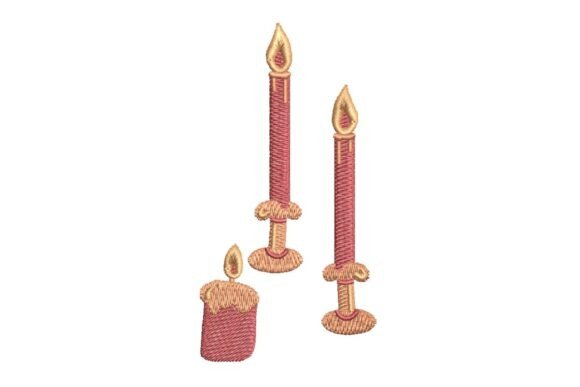 Vintage Candle Set Embroidery Design Review